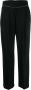 MSGM Broek verfraaid met kristal Zwart - Thumbnail 1