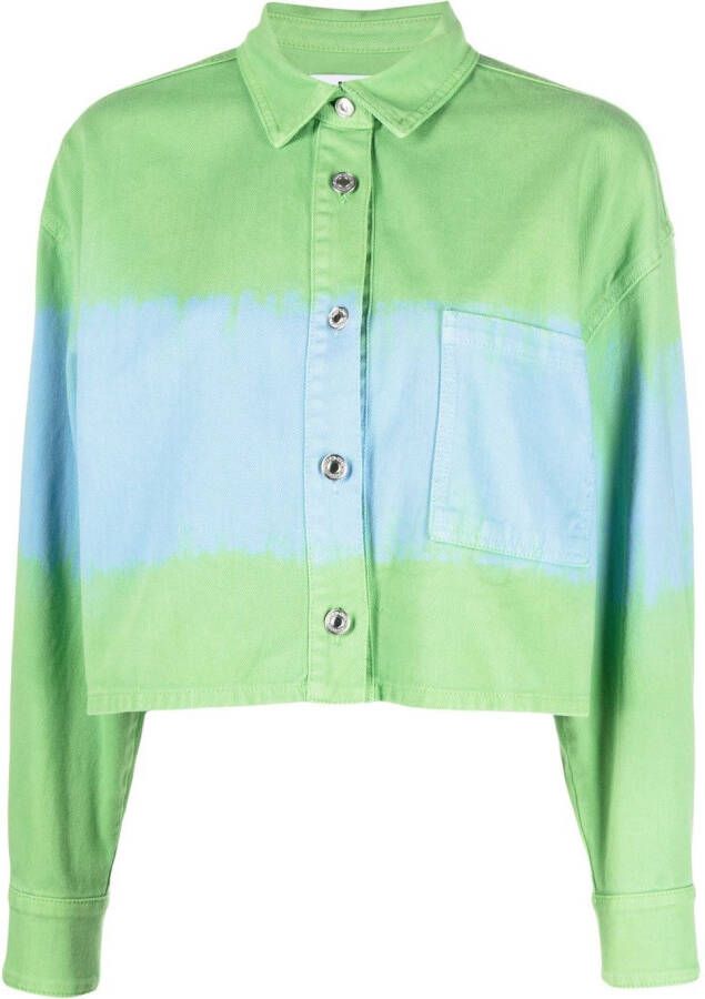 MSGM Denim blouse Groen
