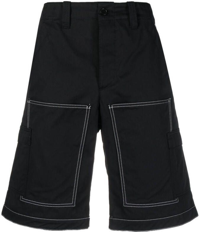 MSGM Bermuda shorts Zwart