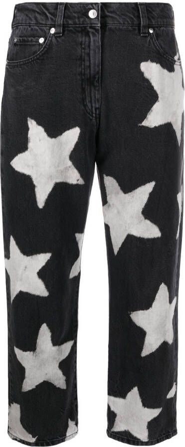 MSGM Cropped jeans Zwart