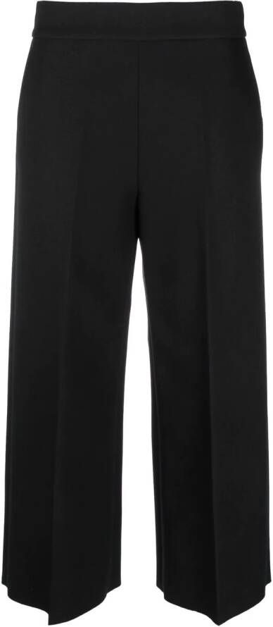 MSGM Cropped pantalon Zwart