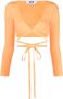 MSGM Cropped top Oranje - Thumbnail 1