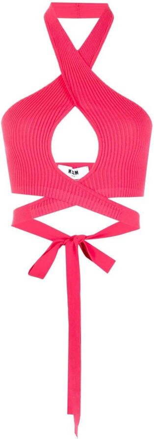 MSGM Cropped top Roze
