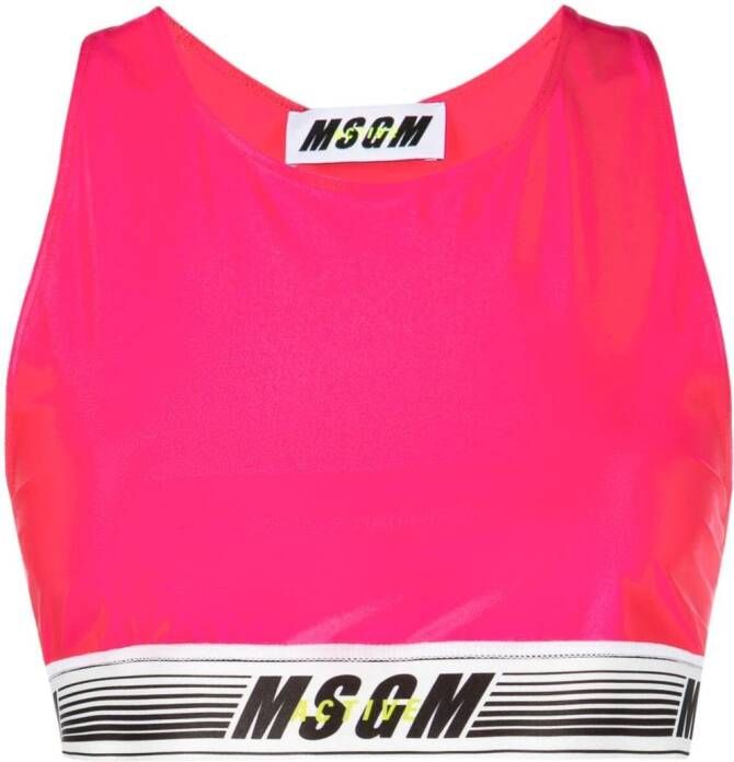 MSGM Cropped top Roze