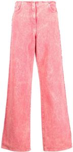 MSGM Jeans met verwassen-effect Roze
