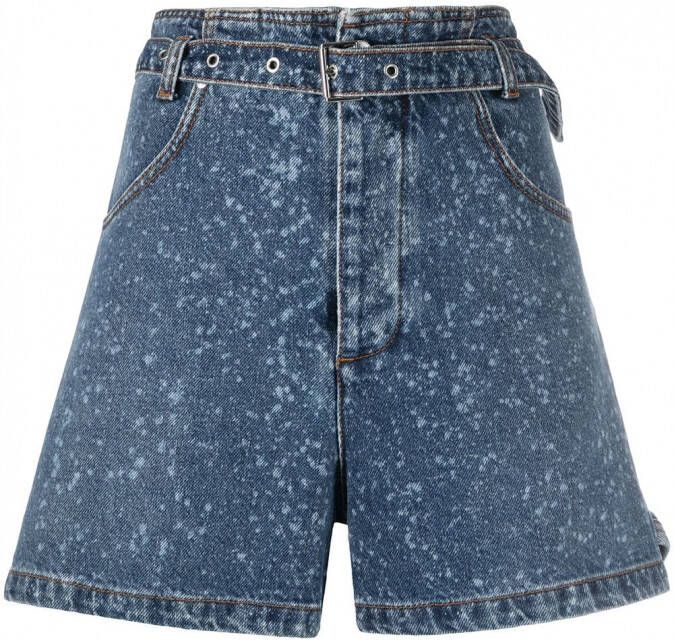MSGM Denim shorts Blauw