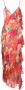 MSGM Maxi-jurk met bloemenprint Rood - Thumbnail 1
