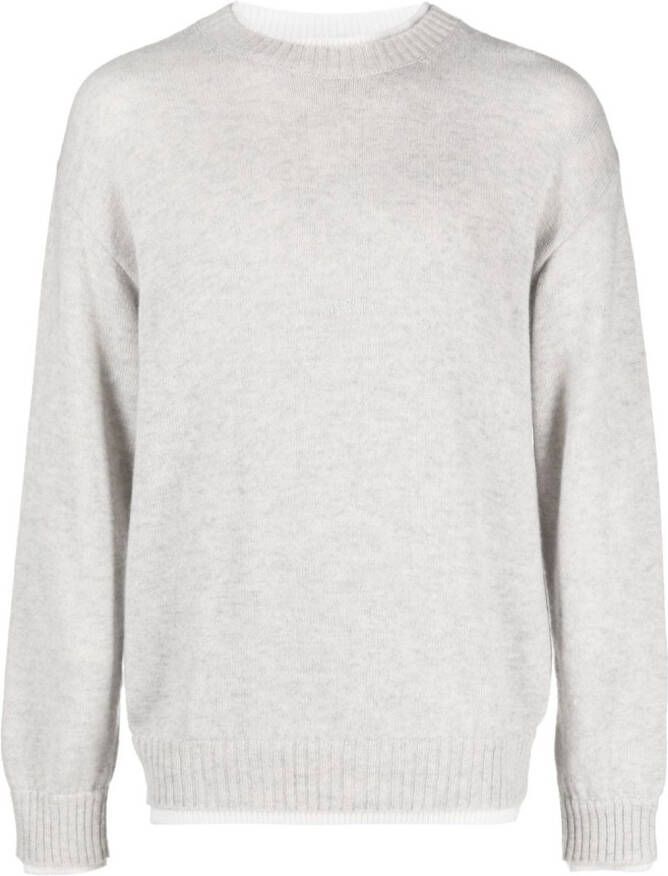 MSGM Gebreide sweater Grijs