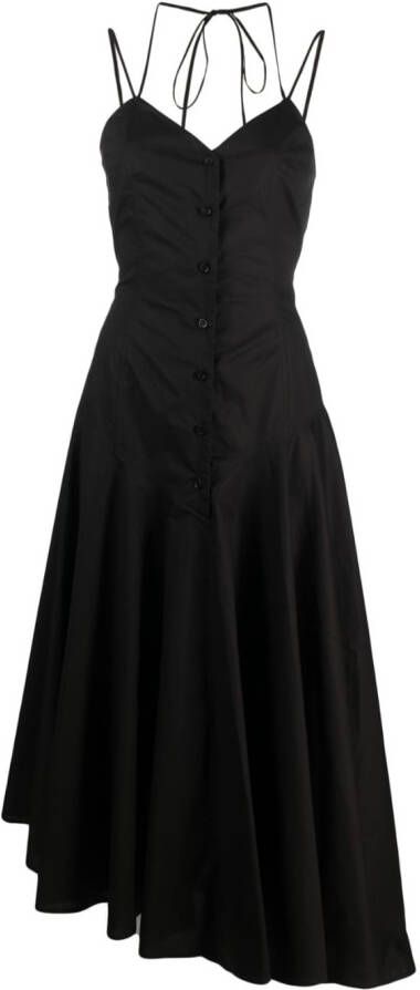MSGM Geplooide jurk Zwart