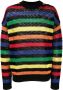 MSGM Gestreepte trui Zwart - Thumbnail 1