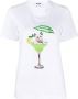 MSGM T-shirt met grafische print Wit - Thumbnail 1