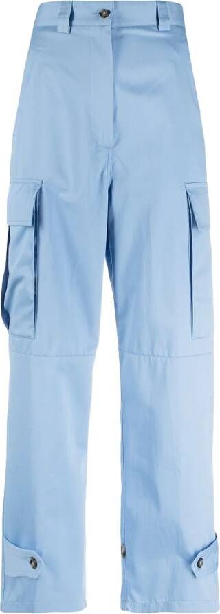 MSGM High waist broek Blauw