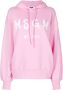 MSGM Hoodie met logoprint Roze - Thumbnail 1