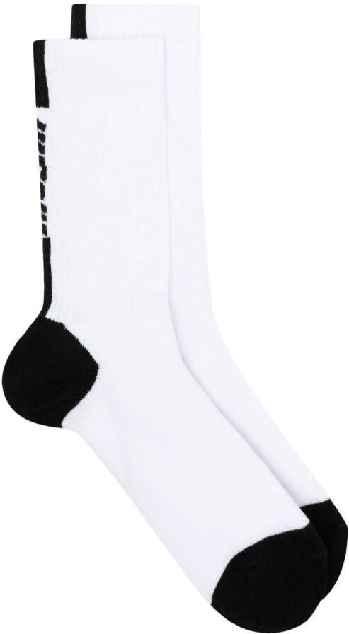 MSGM Intarsia enkelsokken Wit