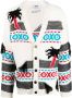MSGM Intarsia vest Wit - Thumbnail 1