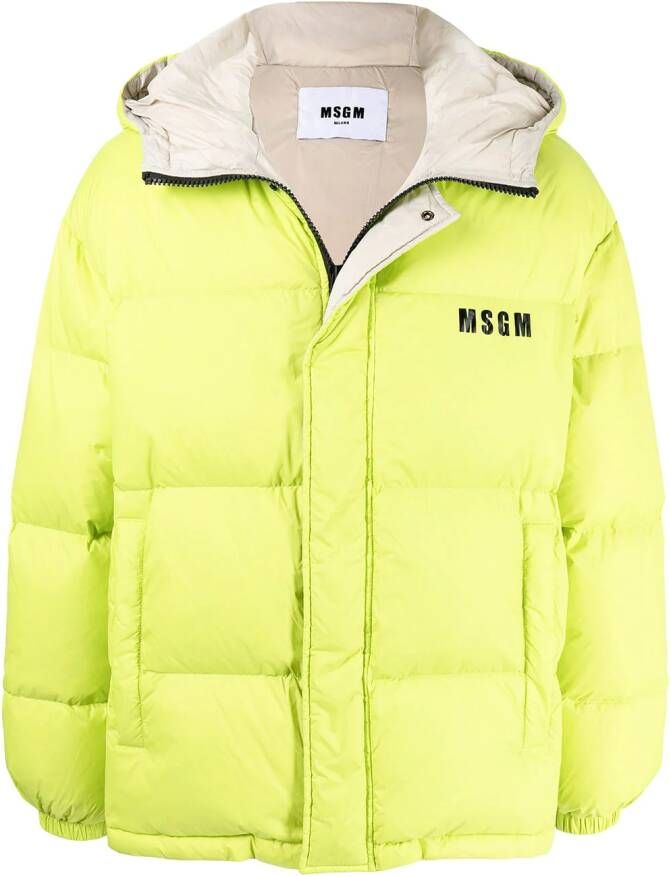 MSGM Jack met capuchon Groen