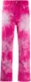 MSGM Jeans met tie-dye print Roze - Thumbnail 1