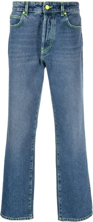 MSGM Jeans met tonaal stiksel Blauw