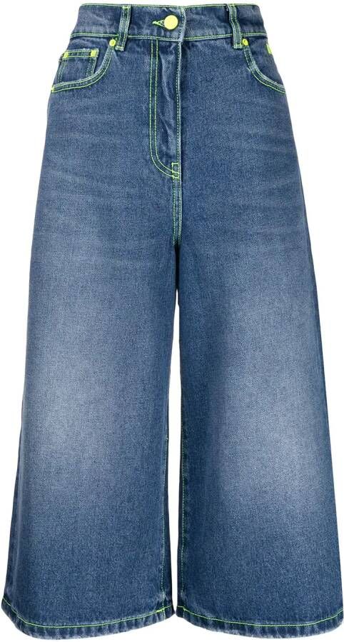 MSGM Jeans met wijde pijpen Blauw