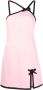 MSGM Jurk met contrasterende afwerking Roze - Thumbnail 1
