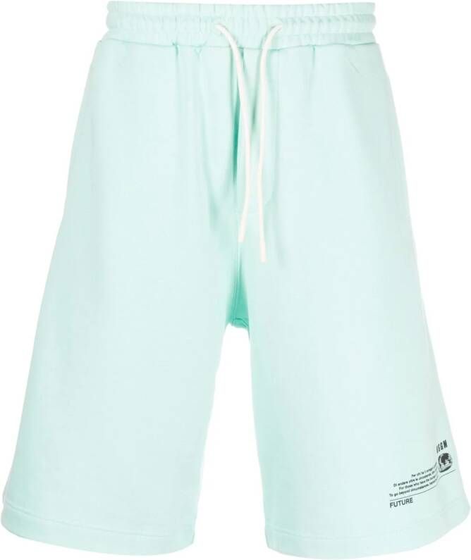 MSGM Katoenen trainingsshorts Groen