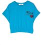 MSGM Kids T-shirt met logoprint Blauw - Thumbnail 1