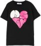 MSGM Kids T-shirt met geborduurd logo Zwart - Thumbnail 1