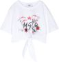 MSGM Kids T-shirt met logoprint Wit - Thumbnail 1