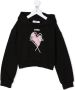 MSGM Kids Hoodie met logoprint Zwart - Thumbnail 1