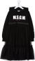 MSGM Kids Jurk met capuchon Zwart - Thumbnail 1