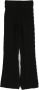 MSGM Kids Kabelgebreide broek Zwart - Thumbnail 1