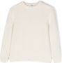 MSGM Kids Intarsia trui Beige - Thumbnail 1