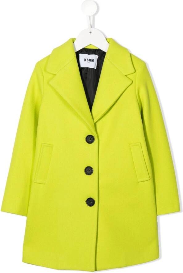 MSGM Kids Jas met logopatch Groen