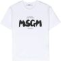 MSGM Kids T-shirt met logoprint Wit - Thumbnail 1
