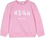 MSGM Kids Sweater met logoprint Roze - Thumbnail 1