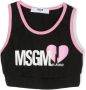 MSGM Kids Tanktop met logoprint Zwart - Thumbnail 1