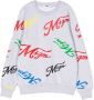 MSGM Kids Sweater met logoprint Grijs - Thumbnail 1