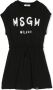 MSGM Kids Mouwloze jurk Zwart - Thumbnail 1