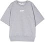 MSGM Kids T-shirt met logoprint Grijs - Thumbnail 1