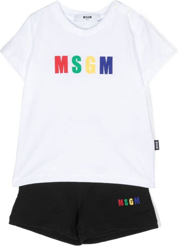 MSGM Kids Tweedelige set Wit