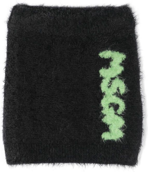 MSGM Kids Rok met logoprint Zwart