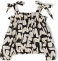 MSGM Kids Cropped top Beige - Thumbnail 1