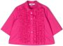 MSGM Kids Shirt met ruche afwerking Roze - Thumbnail 1