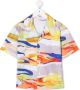 MSGM Kids Shirt met print Oranje - Thumbnail 1