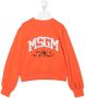 MSGM Kids Sweater met logo Oranje - Thumbnail 1
