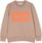 MSGM Kids Sweater met logoprint Beige - Thumbnail 1