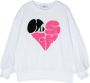 MSGM Kids Sweater met logoprint Wit - Thumbnail 1