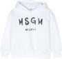 MSGM Kids Sweater met logoprint Wit - Thumbnail 1