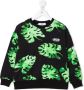 MSGM Kids Sweater met print Groen - Thumbnail 1
