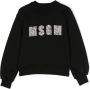 MSGM Kids Sweater verfraaid met kralen Zwart - Thumbnail 1
